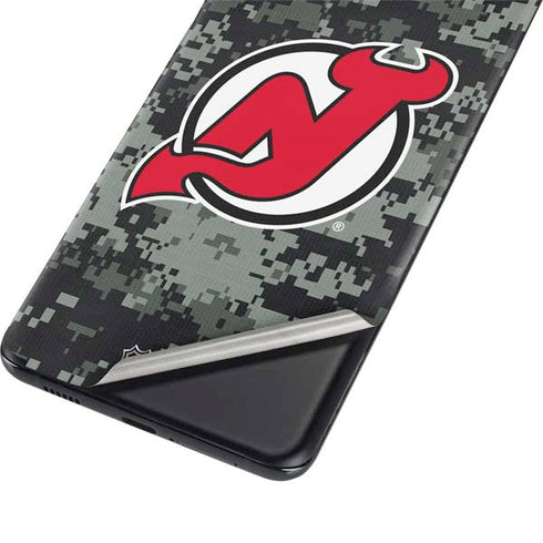 NHL New Jersey Devils Camo Galaxy S21 5G Skin