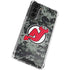NHL New Jersey Devils Camo Galaxy S21 FE Clear Case