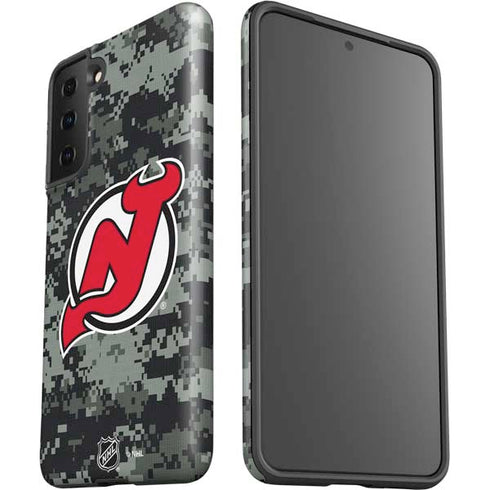 NHL New Jersey Devils Camo Galaxy S21 Plus 5G Pro Case