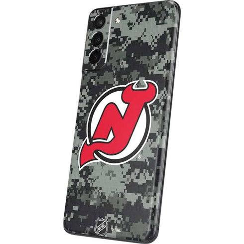 NHL New Jersey Devils Camo Galaxy S21 Plus 5G Skin