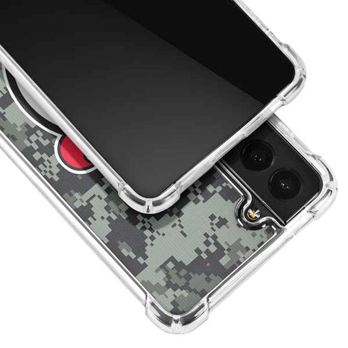 NHL New Jersey Devils Camo Galaxy S22 Clear Case