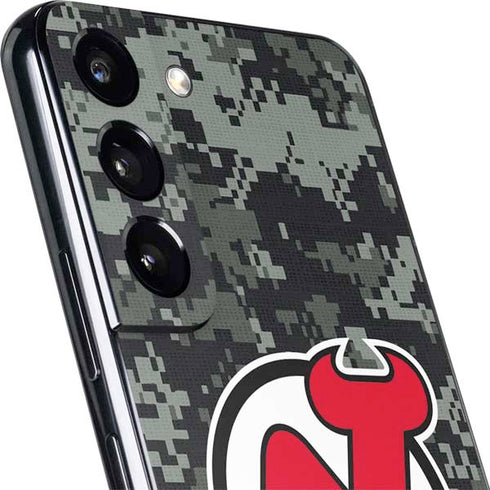 NHL New Jersey Devils Camo Galaxy S22 Plus Skin