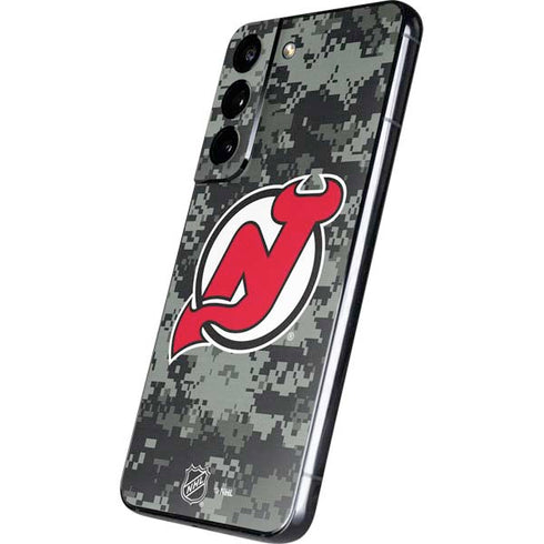 NHL New Jersey Devils Camo Galaxy S22 Skin