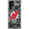NHL New Jersey Devils Camo Galaxy S22 Ultra Clear Case