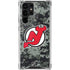 NHL New Jersey Devils Camo Galaxy S22 Ultra Clear Case
