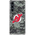 NHL New Jersey Devils Camo Galaxy S23 FE Clear Case