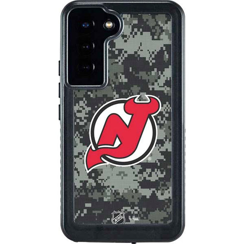 NHL New Jersey Devils Camo Galaxy S23 Plus Waterproof Case