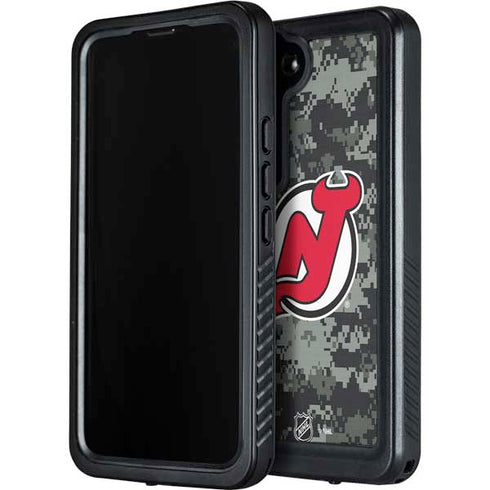 NHL New Jersey Devils Camo Galaxy S23 Plus Waterproof Case