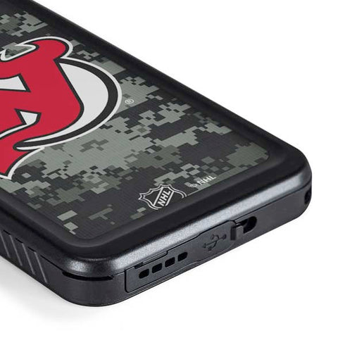 NHL New Jersey Devils Camo Galaxy S23 Plus Waterproof Case