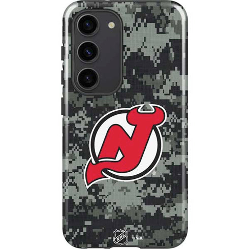 NHL New Jersey Devils Camo Galaxy S23 Pro Case