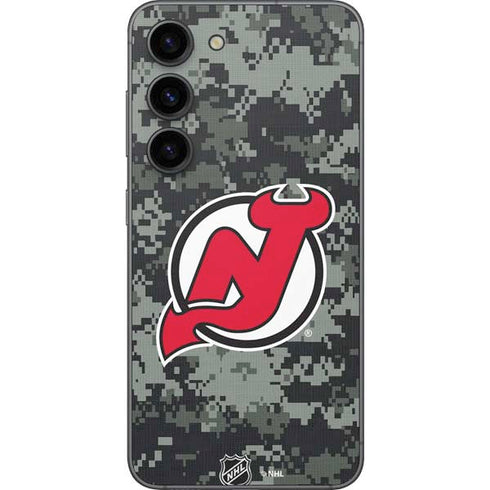 NHL New Jersey Devils Camo Galaxy S23 Skin