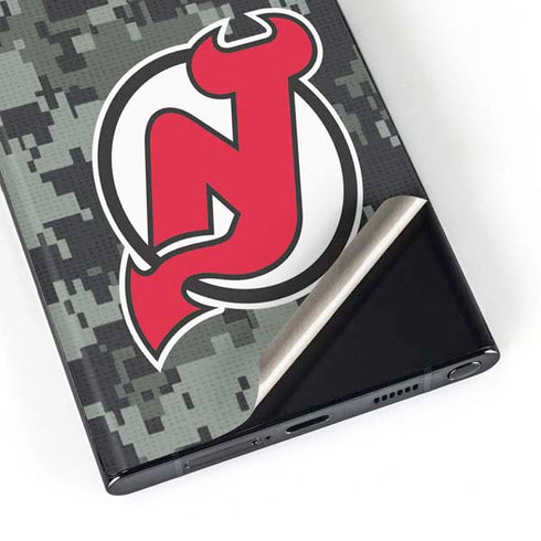NHL New Jersey Devils Camo Galaxy S23 Ultra Skin