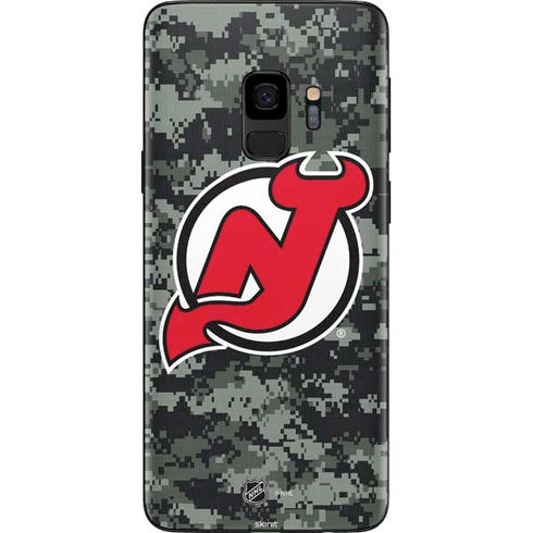 NHL New Jersey Devils Camo Galaxy S9 Skin