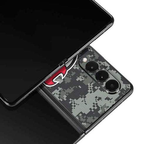 NHL New Jersey Devils Camo Galaxy Z Fold3 5G Skin