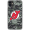 NHL New Jersey Devils Camo iPhone 11 Clear Case