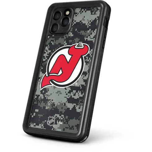 NHL New Jersey Devils Camo iPhone 11 Pro Waterproof Case
