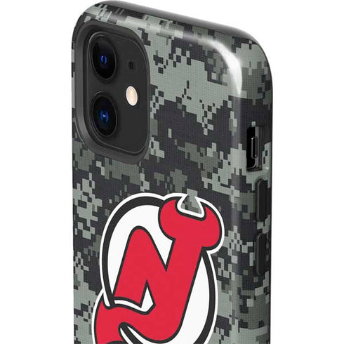 NHL New Jersey Devils Camo iPhone 12 Impact Case