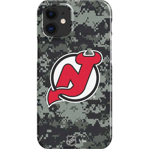 NHL New Jersey Devils Camo iPhone 12 Mini Lite Case