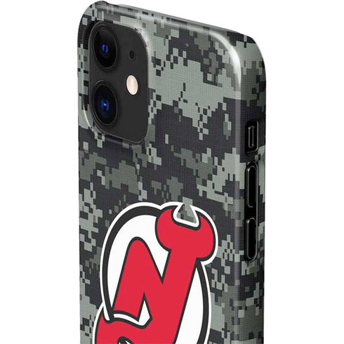 NHL New Jersey Devils Camo iPhone 12 Mini Lite Case