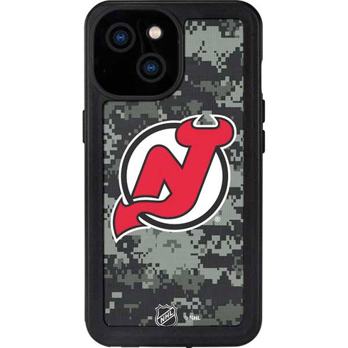NHL New Jersey Devils Camo iPhone 13 Mini Waterproof Case