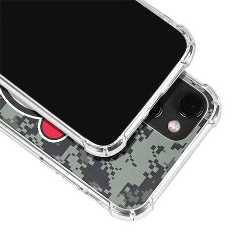 NHL New Jersey Devils Camo iPhone 14 Plus Clear Case