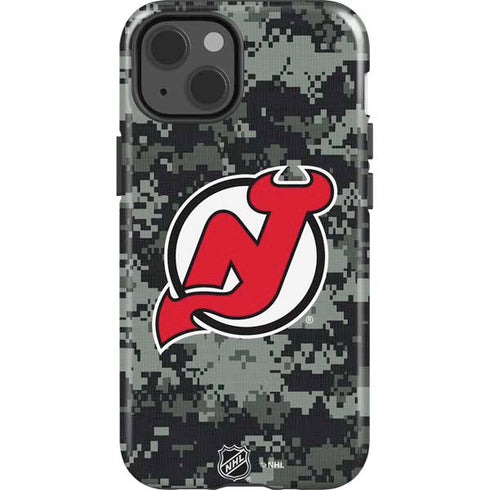 NHL New Jersey Devils Camo iPhone 14 Impact Case