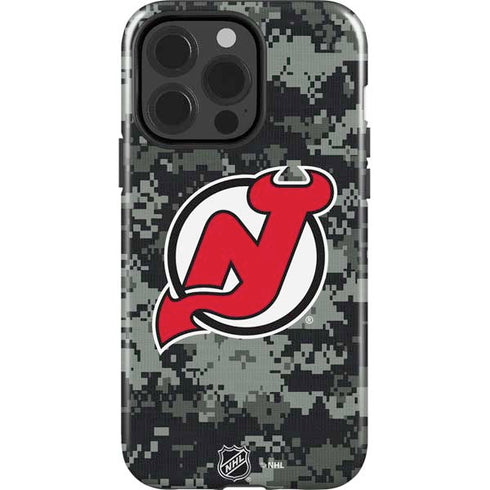 NHL New Jersey Devils Camo iPhone 15 Pro Impact Case