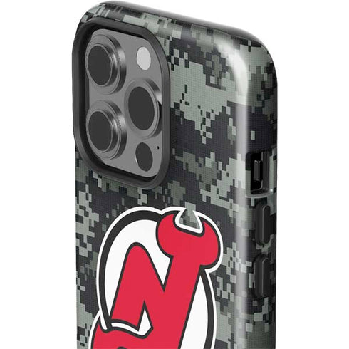 NHL New Jersey Devils Camo iPhone 15 Pro Impact Case