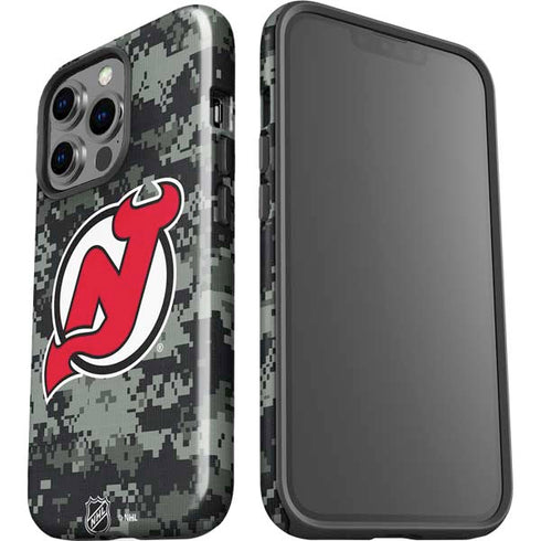 NHL New Jersey Devils Camo iPhone 15 Pro Impact Case
