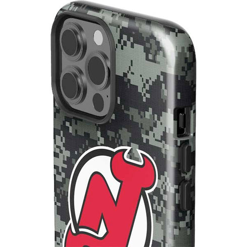 NHL New Jersey Devils Camo iPhone 15 Pro Max Impact Case