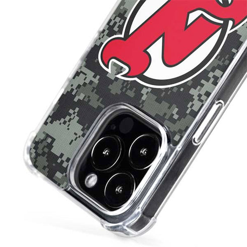 NHL New Jersey Devils Camo iPhone 15 Pro Max MagSafe Case