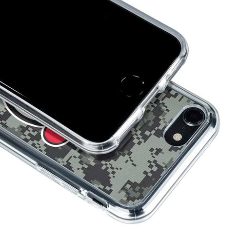 NHL New Jersey Devils Camo iPhone SE (2nd & 3rd Gen) Clear Case
