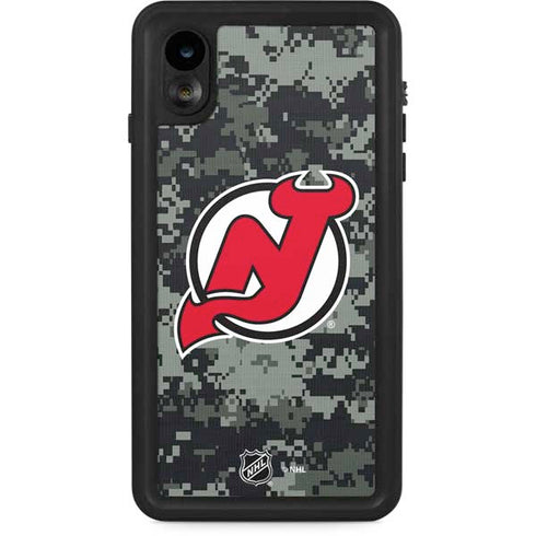 NHL New Jersey Devils Camo iPhone XR Waterproof Case