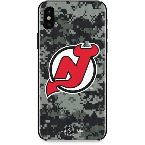 NHL New Jersey Devils Camo iPhone XS Max Skin