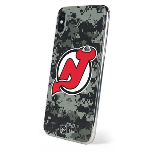 NHL New Jersey Devils Camo iPhone XS Skin