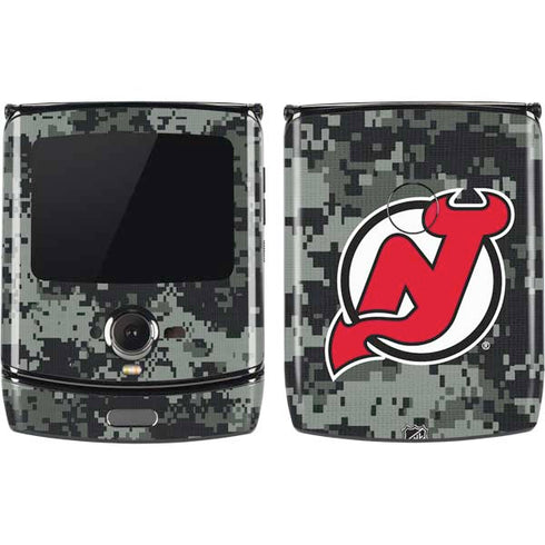 NHL New Jersey Devils Camo Motorola RAZR Skin
