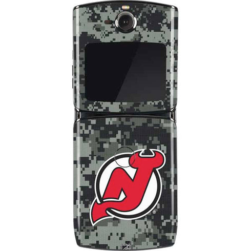 NHL New Jersey Devils Camo Motorola RAZR Skin