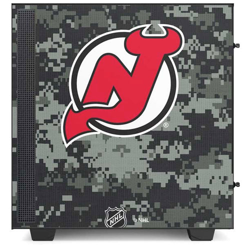 NHL New Jersey Devils Camo NZXT H510 Compact ATX Mid-Tower Case Skin