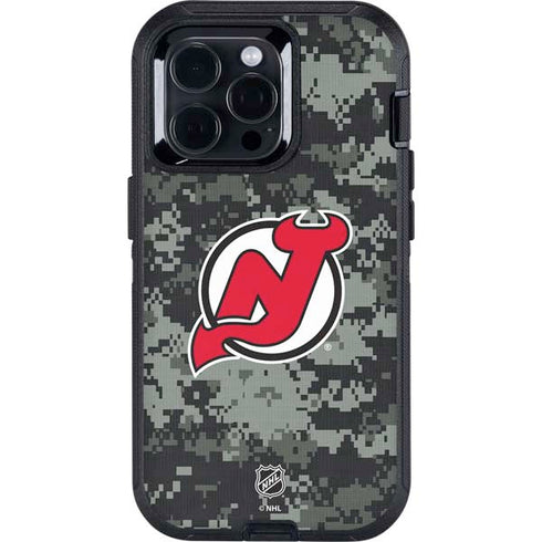 NHL New Jersey Devils Camo Otterbox Defender iPhone Skin