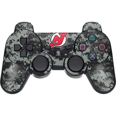 NHL New Jersey Devils Camo PS3 Dual Shock wireless controller Skin
