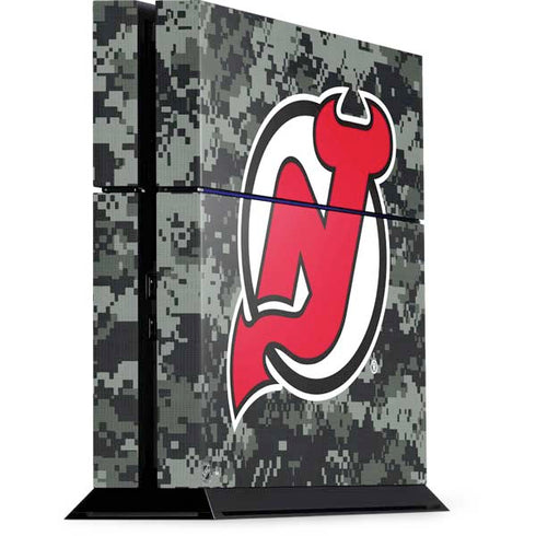NHL New Jersey Devils Camo PS4 Console Skin