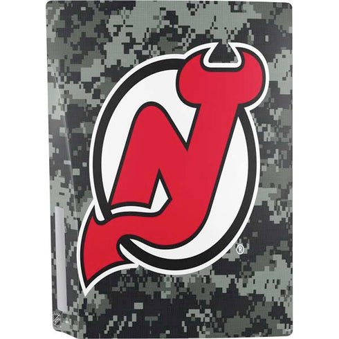 NHL New Jersey Devils Camo PS5 Console Skin
