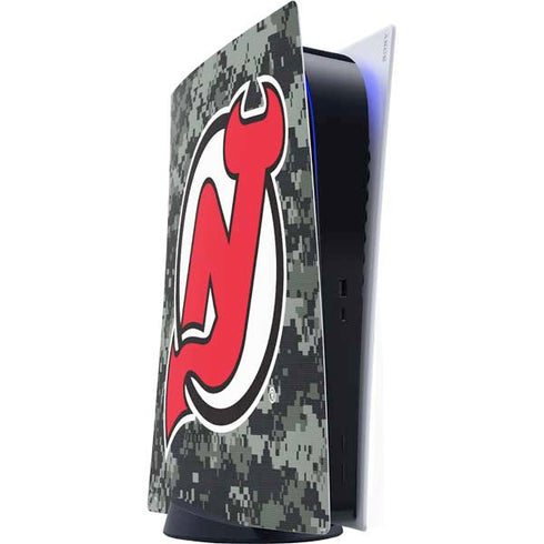 NHL New Jersey Devils Camo PS5 Digital Edition Console Skin