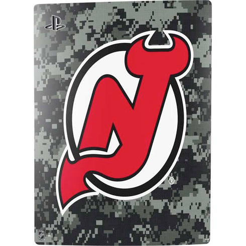 NHL New Jersey Devils Camo PS5 Digital Edition Console Skin