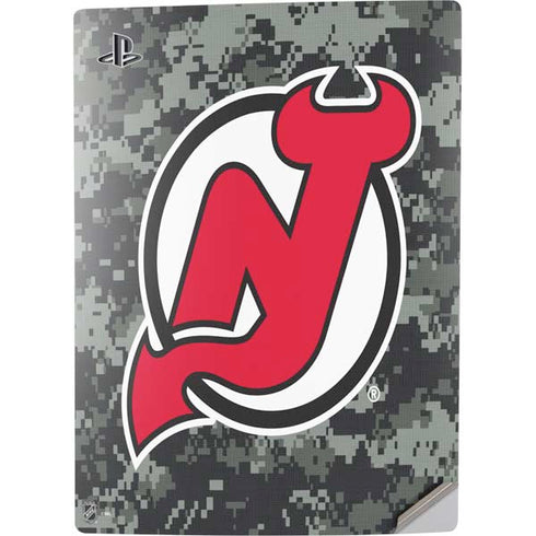 NHL New Jersey Devils Camo PS5 Digital Edition Console Skin