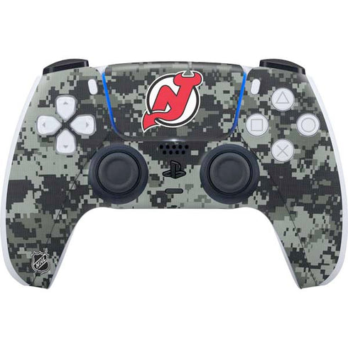 NHL New Jersey Devils Camo PS5 Controller Skin