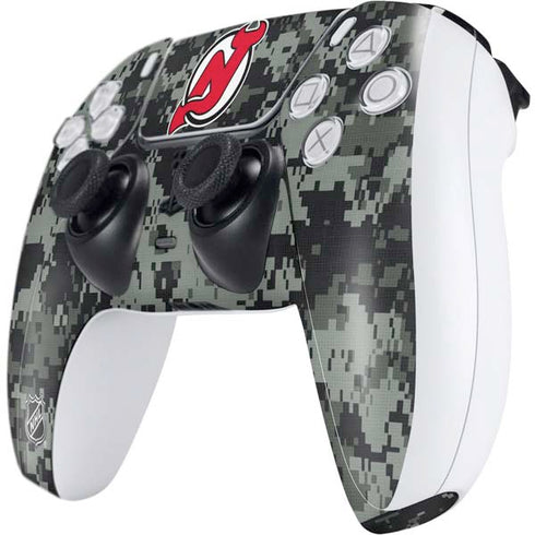 NHL New Jersey Devils Camo PS5 Controller Skin