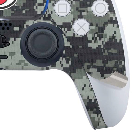 NHL New Jersey Devils Camo PS5 Slim Digital Edition Bundle Skin