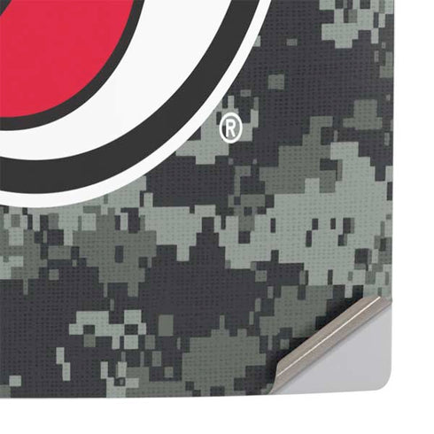 NHL New Jersey Devils Camo PS5 Slim Digital Edition Console Skin