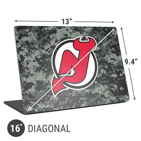 NHL New Jersey Devils Camo Universal Laptop 16in (13 x 9.4in) Skin